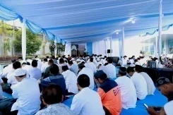 BNPB Rayakan Idul Adha Sekaligus Peletakan Batu Pertama Pembangunan Masjid